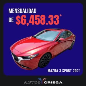 MAZDA 3 SPORT 2021